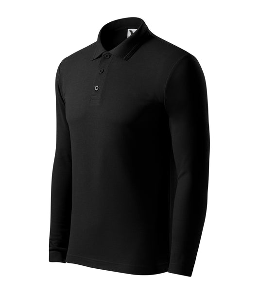 Herren Langarm Poloshirt | Pique Polo