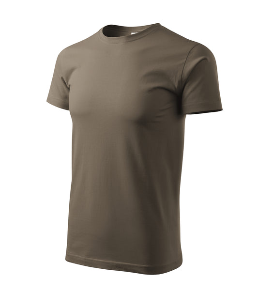 Ein Rundhals Unisex Malfini Heavy New T-Shirt in der Farbe Army