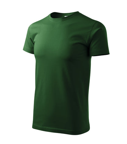 Ein Rundhals Unisex Malfini Heavy New T-Shirt in der Farbe Bottlegrün