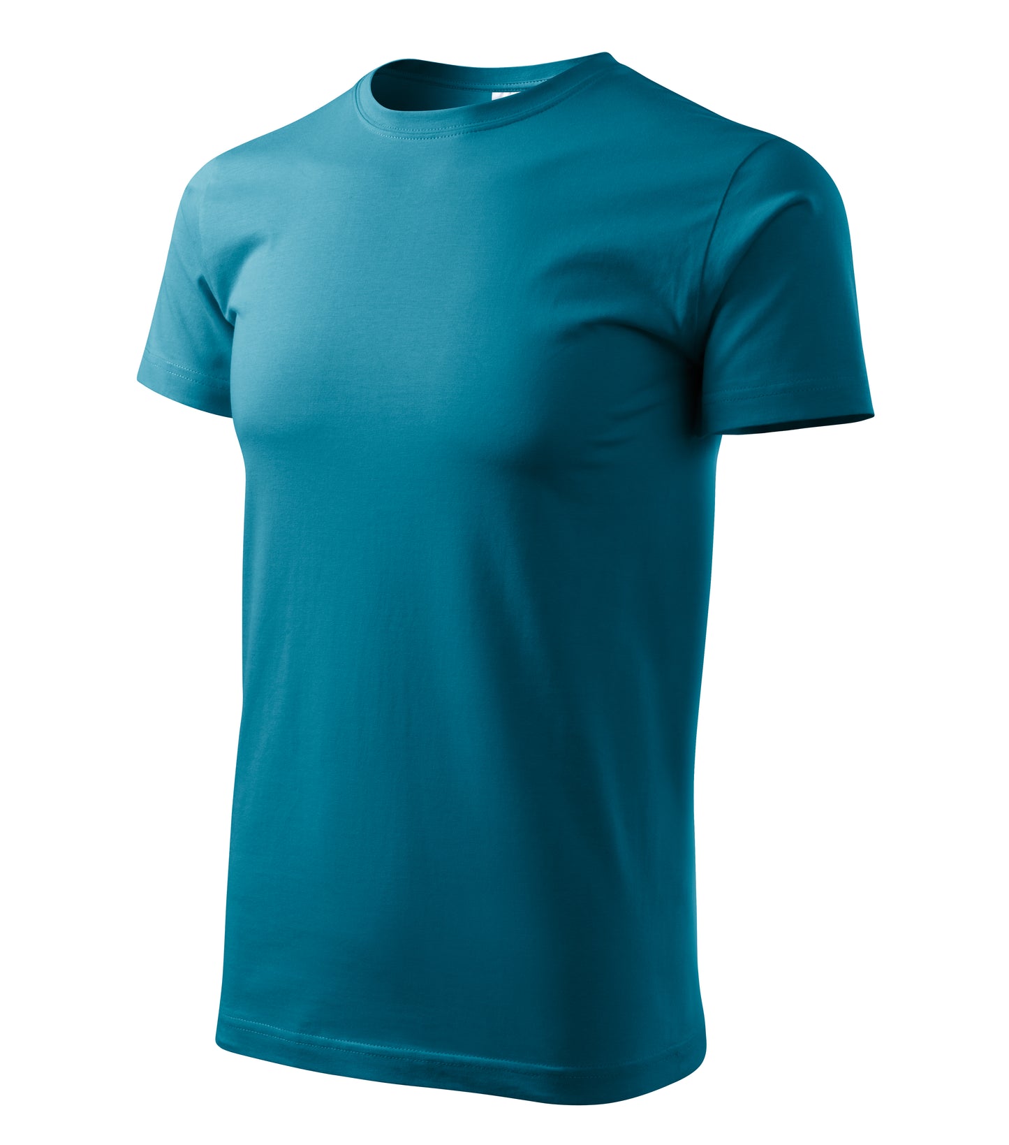 Ein Rundhals Unisex Malfini Heavy New T-Shirt in der Farbe Dunkeltürkis