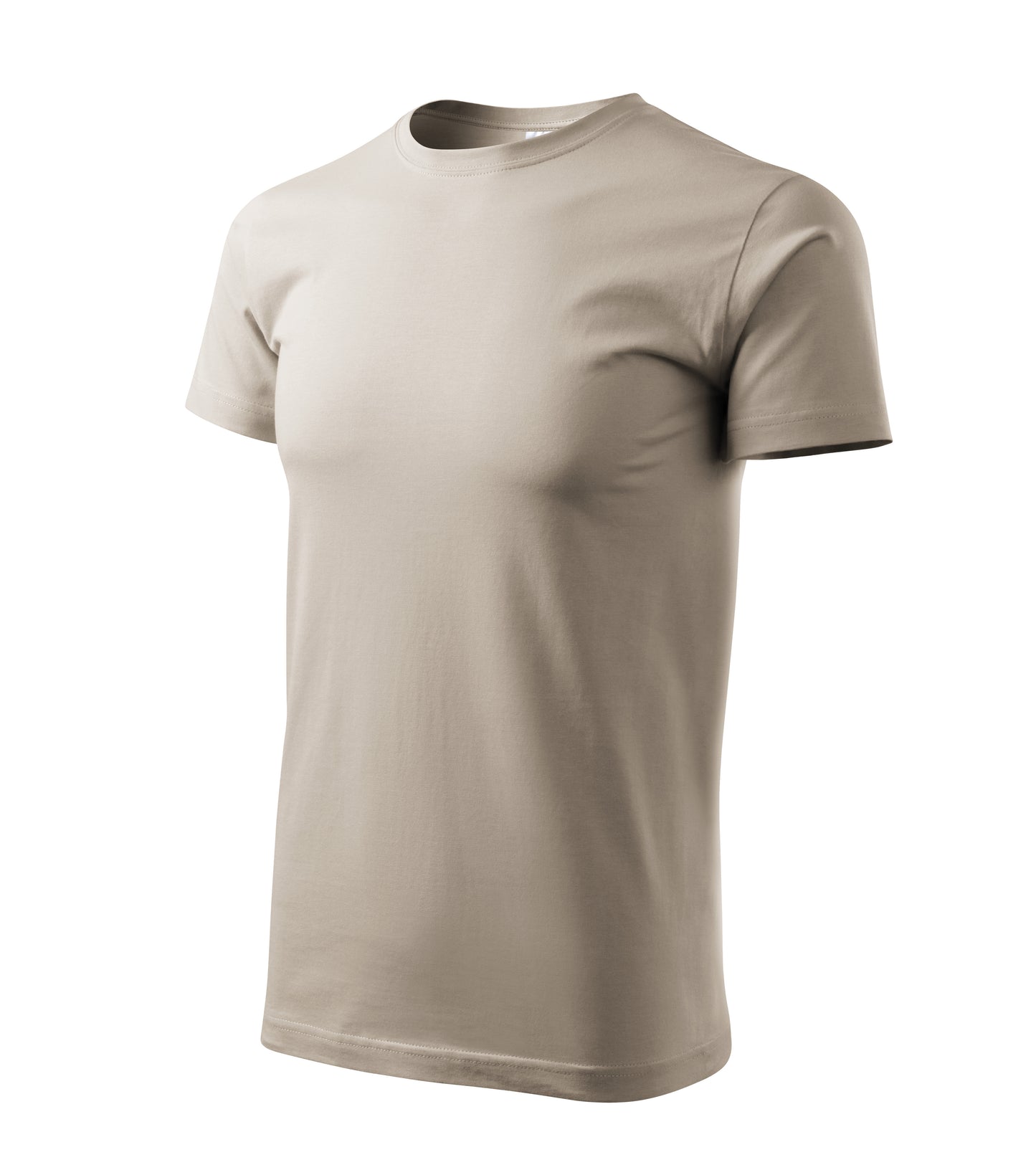 Ein Rundhals Unisex Malfini Heavy New T-Shirt in der Farbe Eisgrau