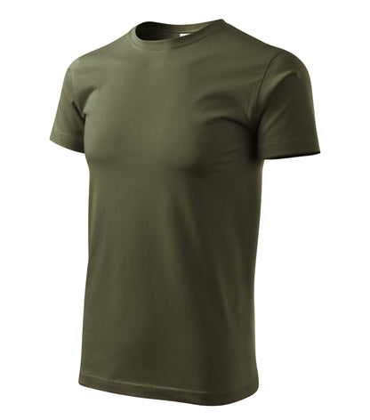 Ein Rundhals Unisex Malfini Heavy New T-Shirt in der Farbe Military