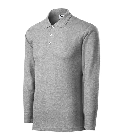Herren Langarm Poloshirt | Pique Polo