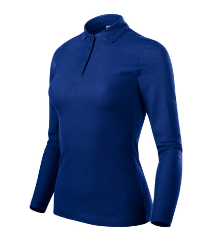 Damen Langarm Poloshirt | Pique Polo