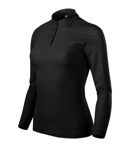 Damen Langarm Poloshirt | Pique Polo