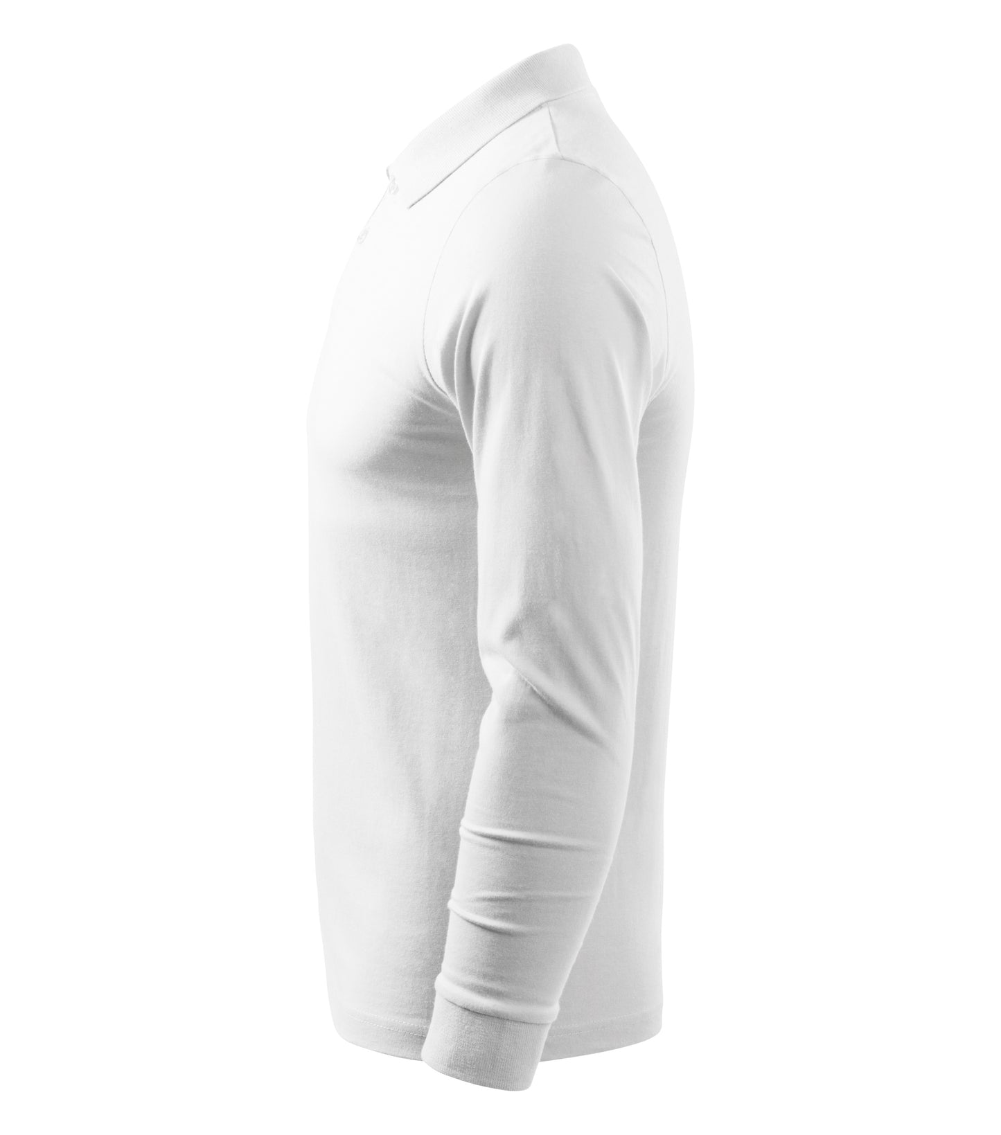 Herren Langarm Poloshirt | Single Jersey